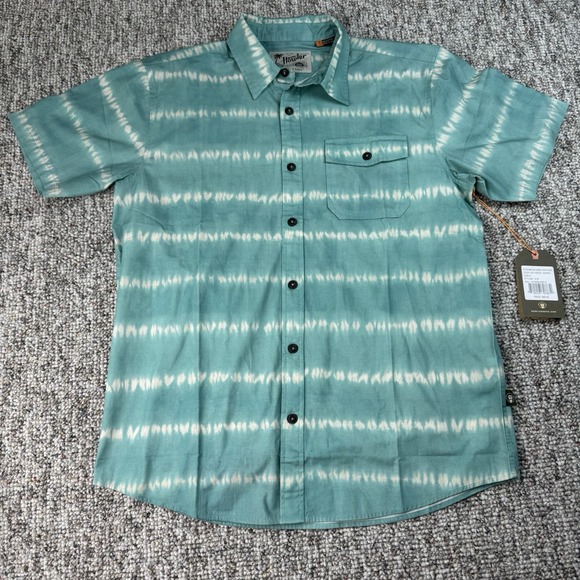 Howler Bros Other - Howler Bros Shirt Mens Small San Gabriel Hazy Horizon Seaspray Short Sleeve Blue